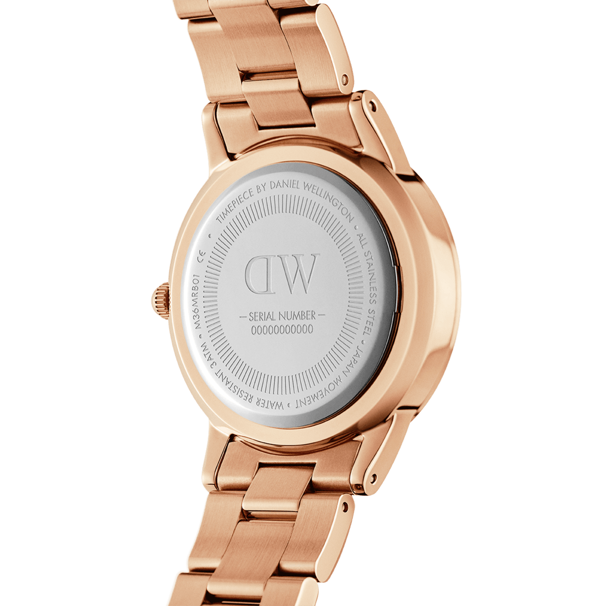 Iconic Link Black Rose Gold