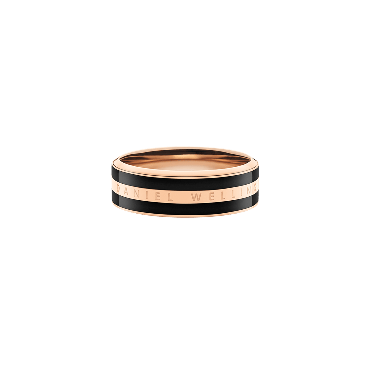Emalie Ring Rose Gold Black