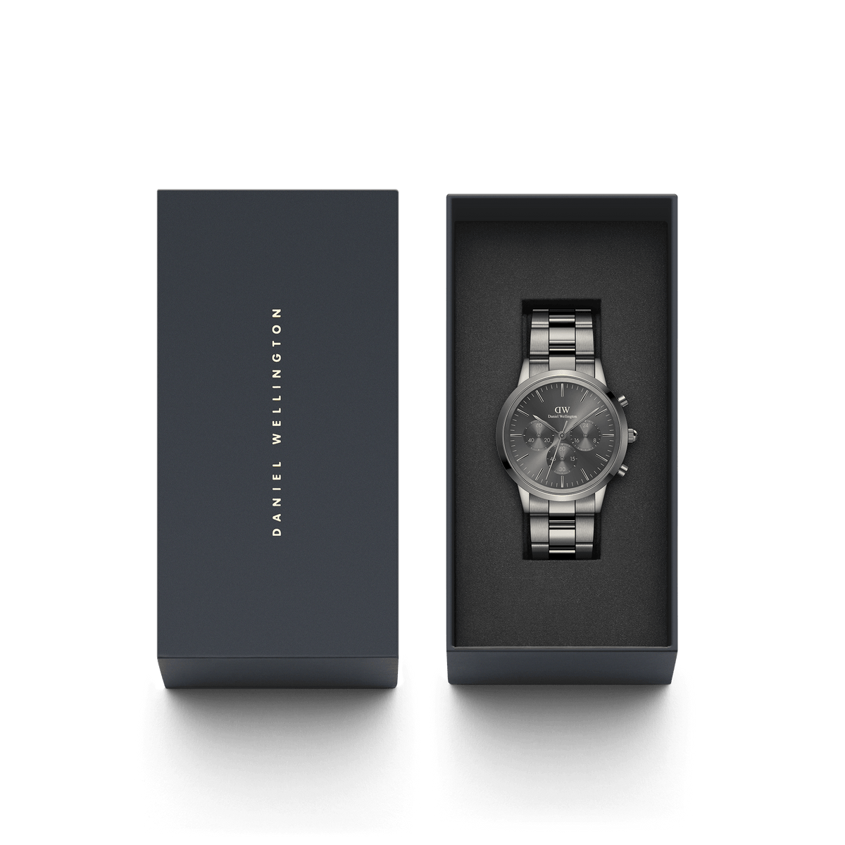 Iconic Chronograph Link Graphite Grey