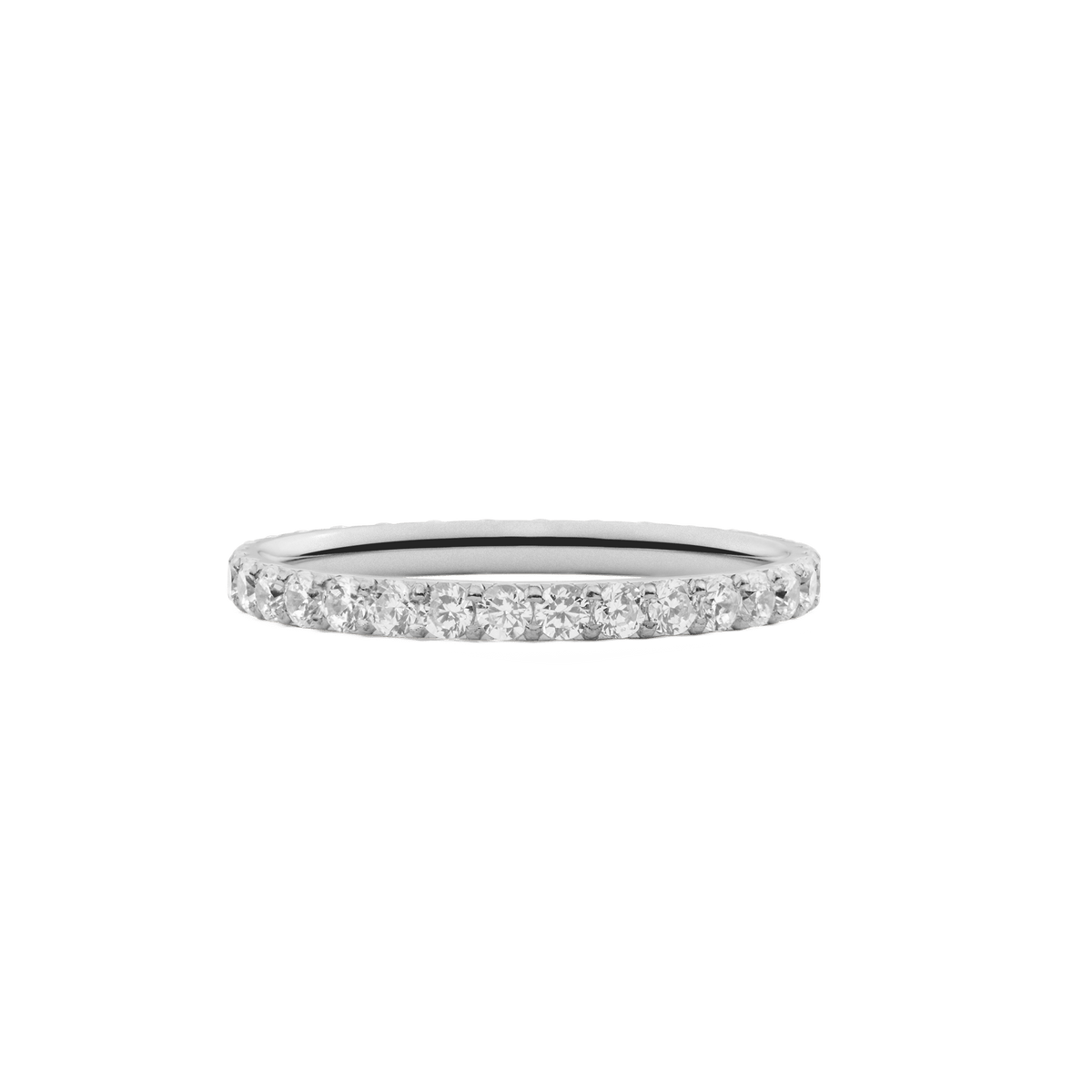 Mirelle Eternity Ring Silver 2 mm