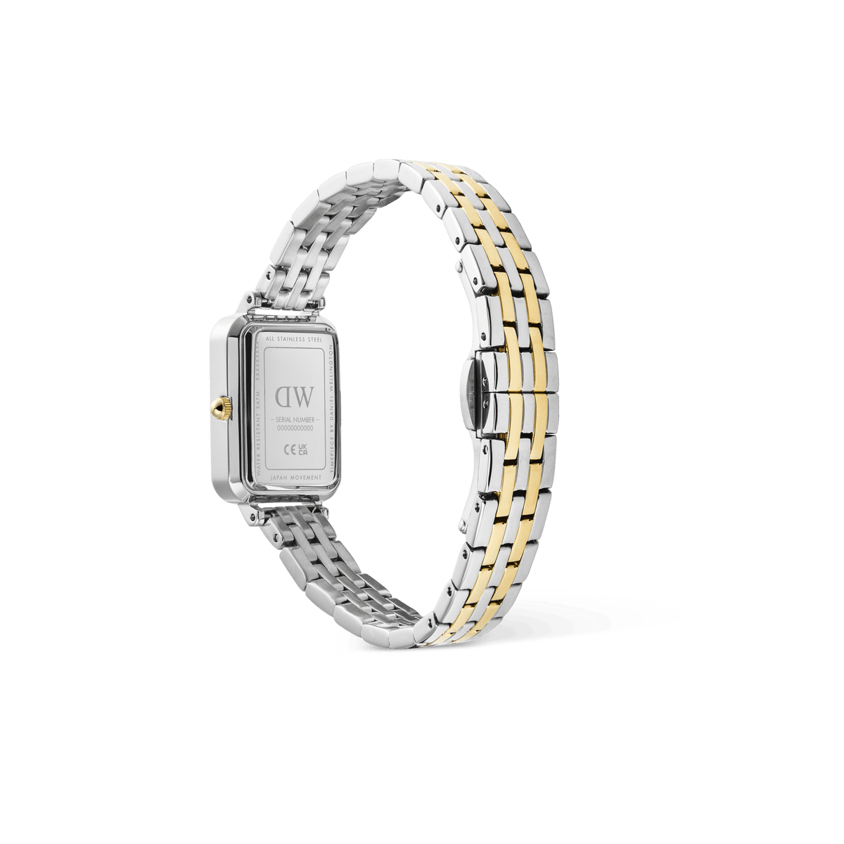 Quadro Lumine Bezel 5 link Two Tone Emerald