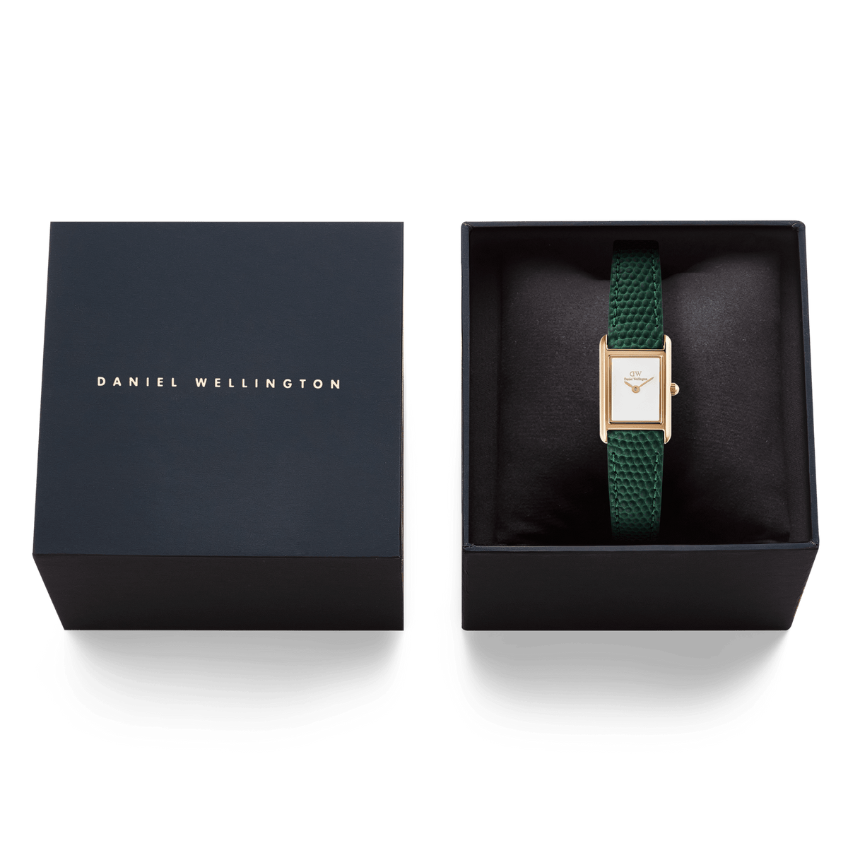 Bound Mini Green Lizard White Rose Gold