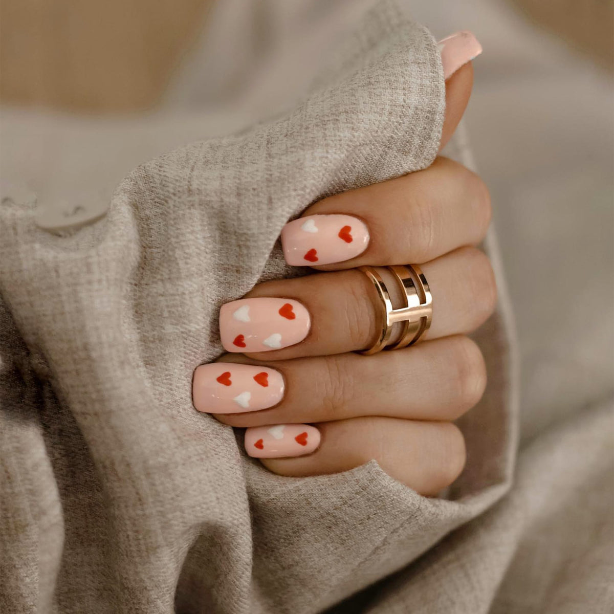 Elan Triad Ring Rose Gold