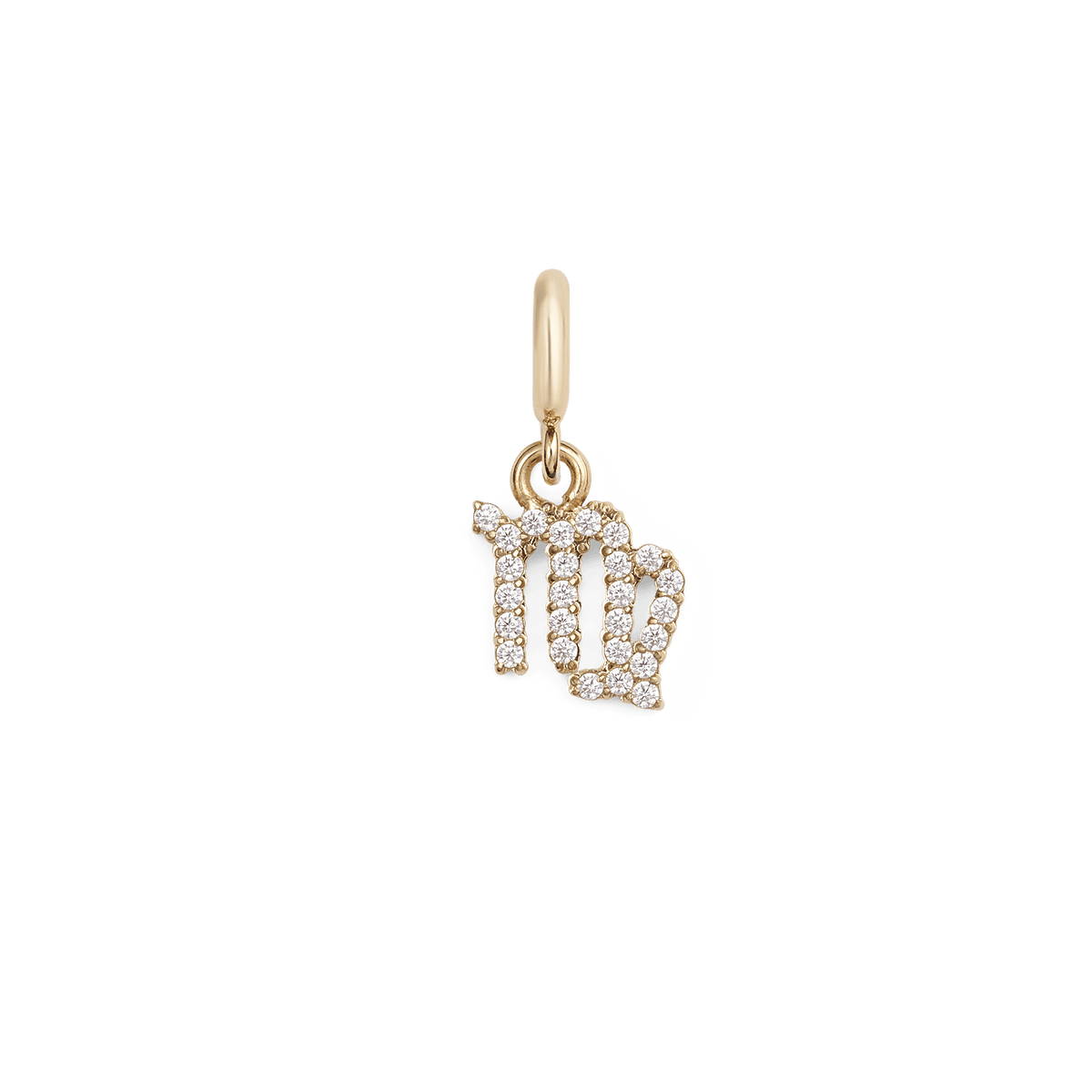 Zodiac Watch Charm Gold