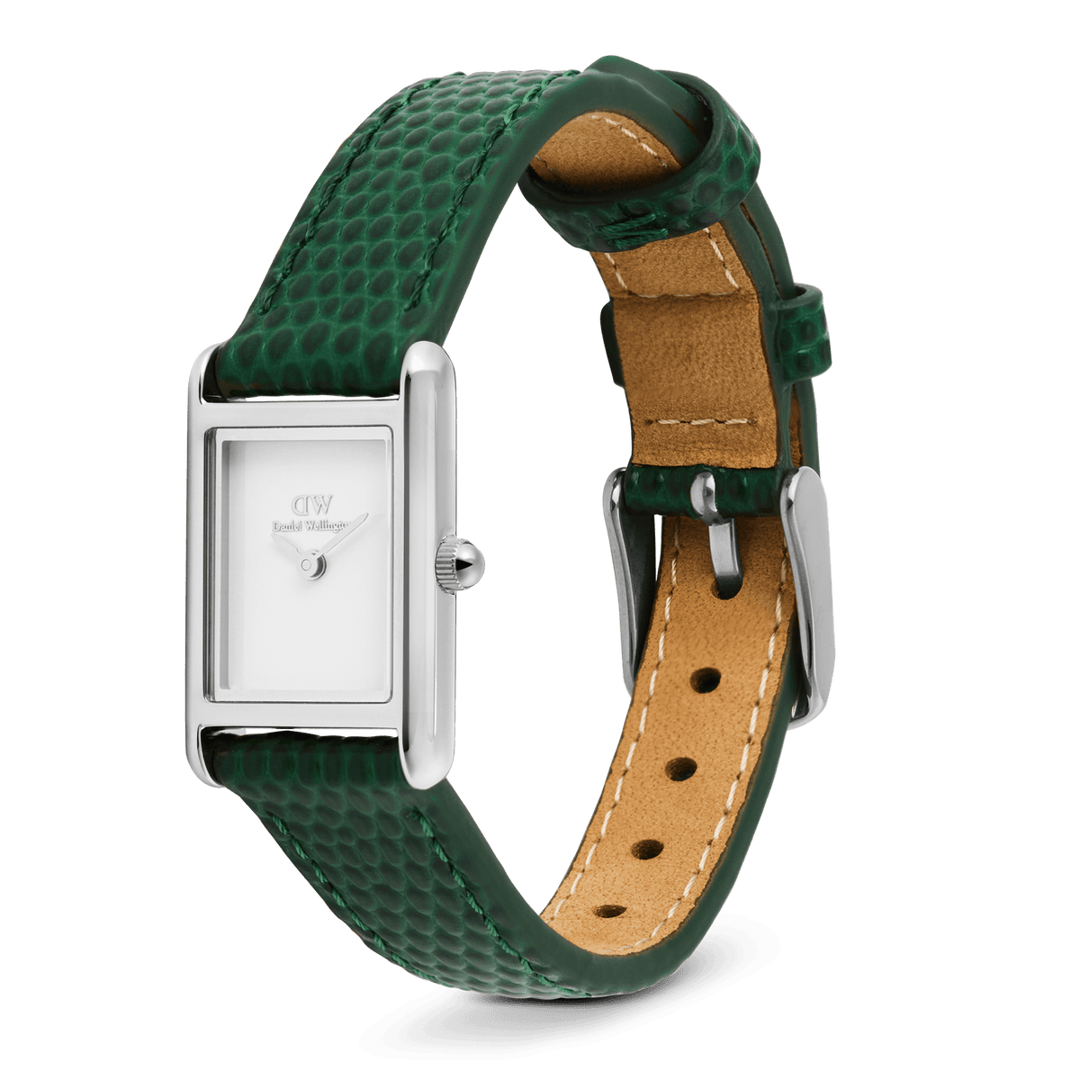 Bound Mini Green Lizard White Silver