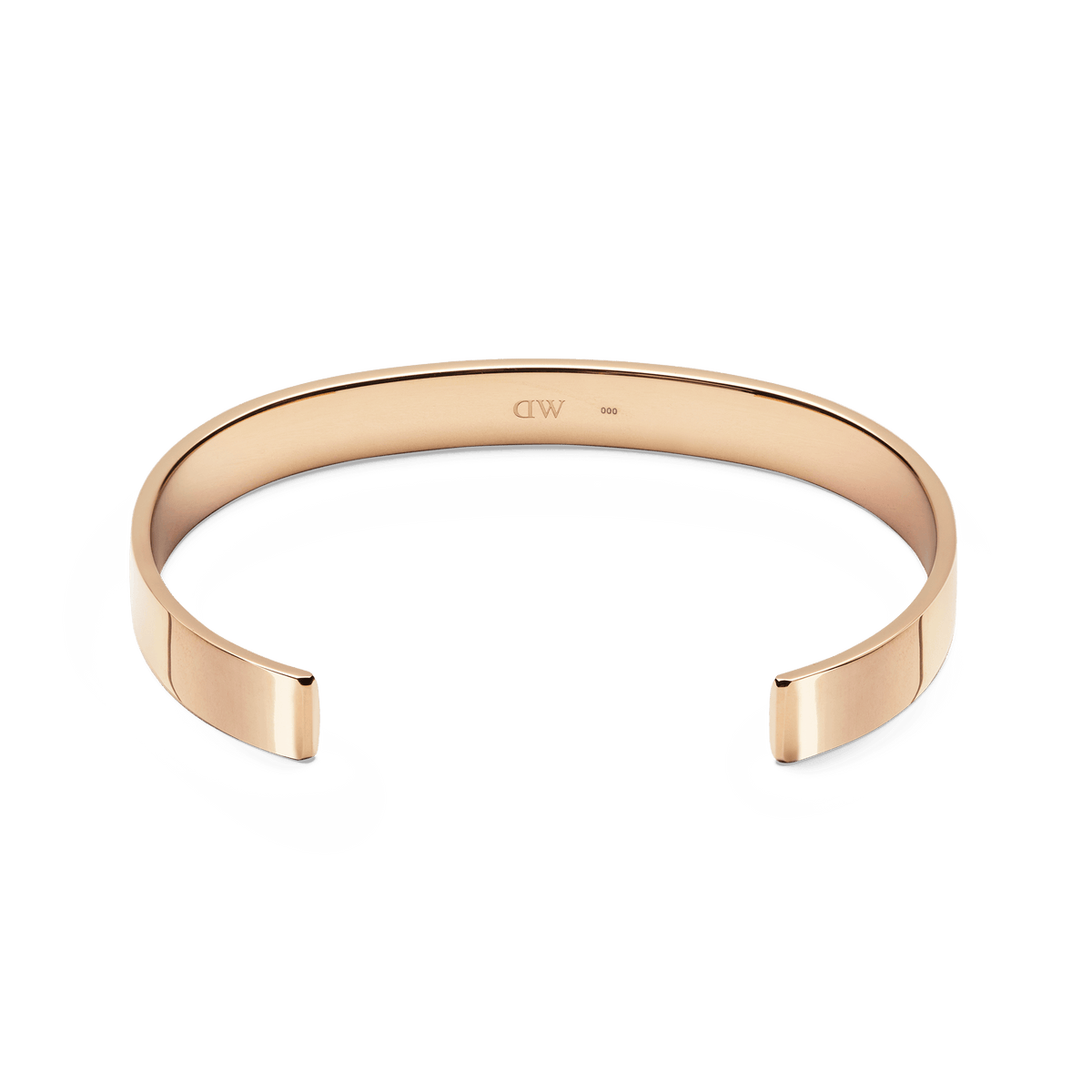Line Cuff Polished Rose Gold 7mm