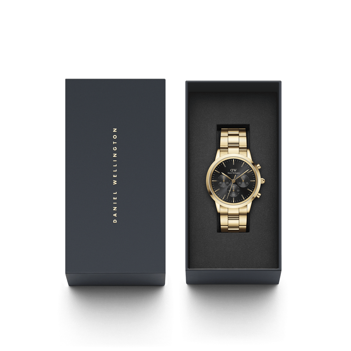 Iconic Chronograph Link Onyx Gold