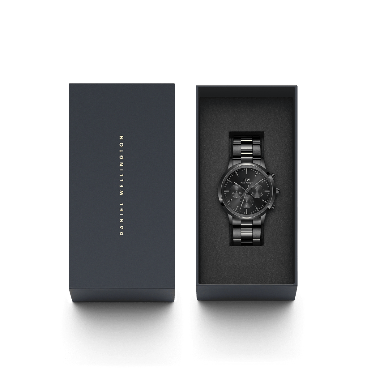 Iconic Chronograph Link Onyx Black