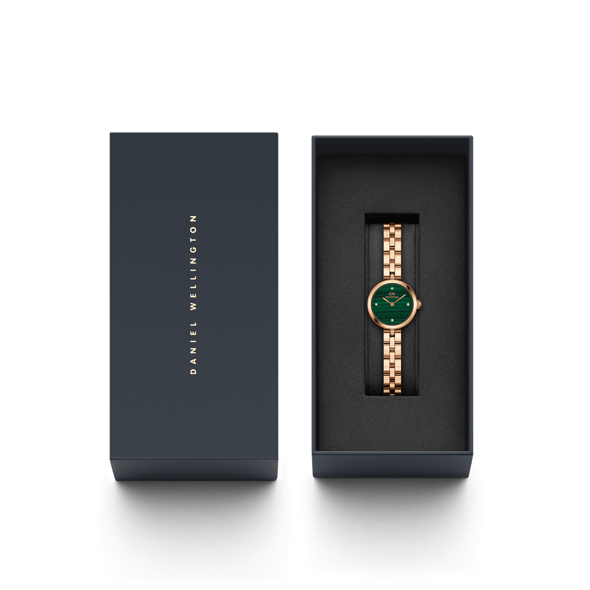 Elan Lumine Malachite Rose Gold