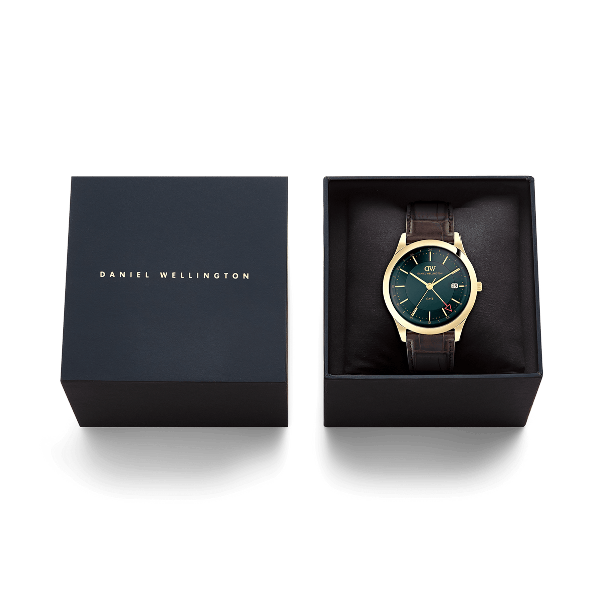 Pathfinder Gmt Brown-Croc Green Gold