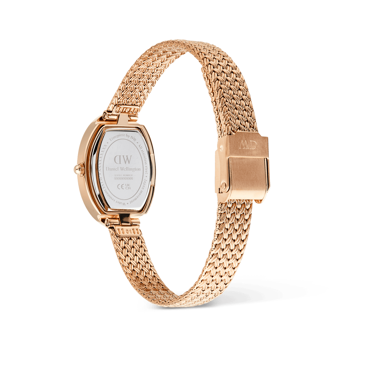Juliette Braided Mesh White Sunray Rose Gold
