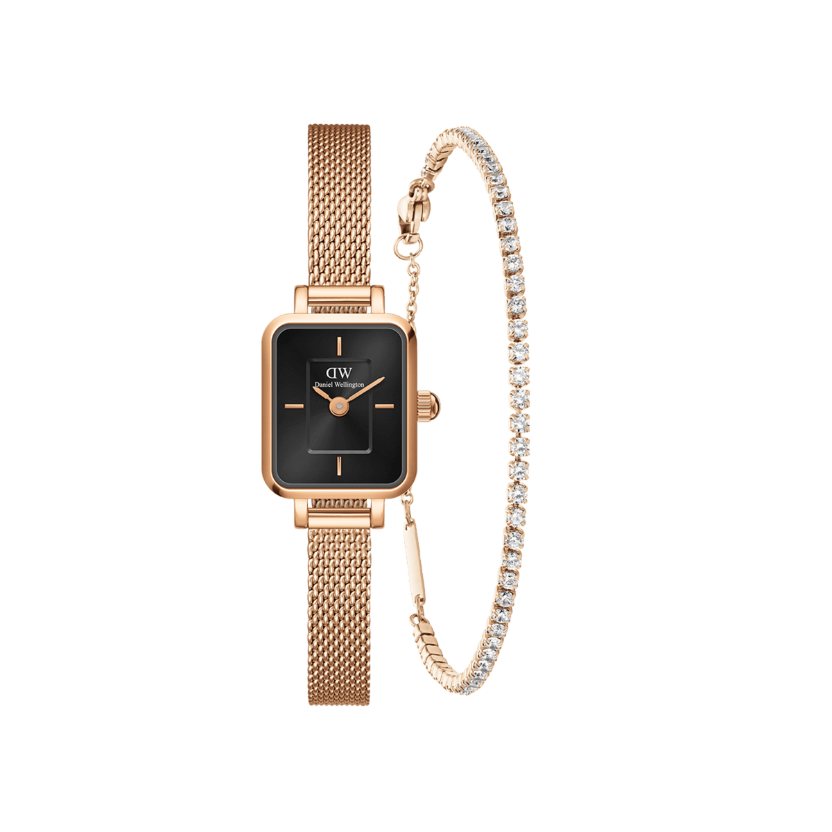Quadro Mini + Classic Tennis Bracelet