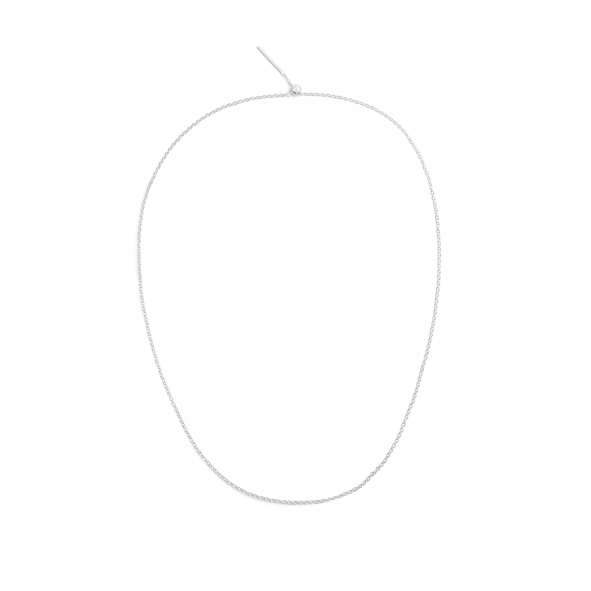Charms Chain Necklace Sterling S925 Sterling Silver