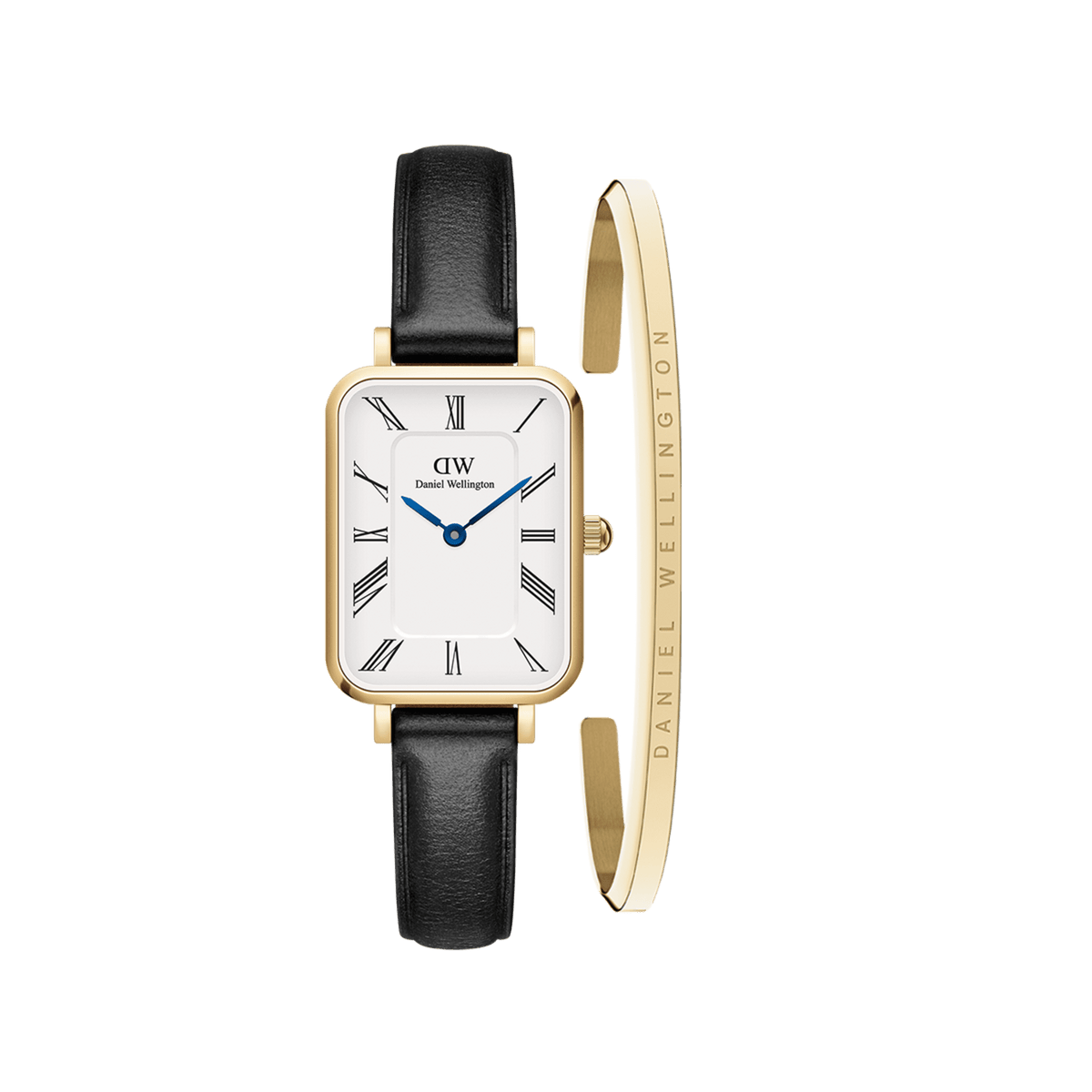 Quadro Roman Numerals Sheffield Gold & Classic Bracelet Gold
