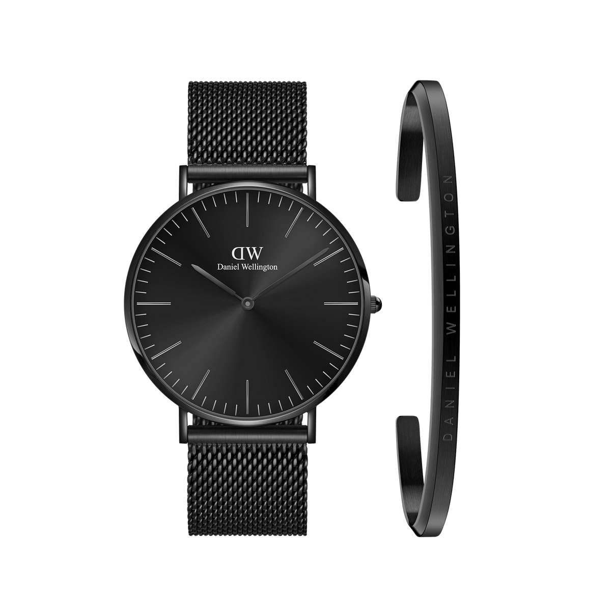 Classic Mesh Onyx Black Black Black + Classic Bracelet Black