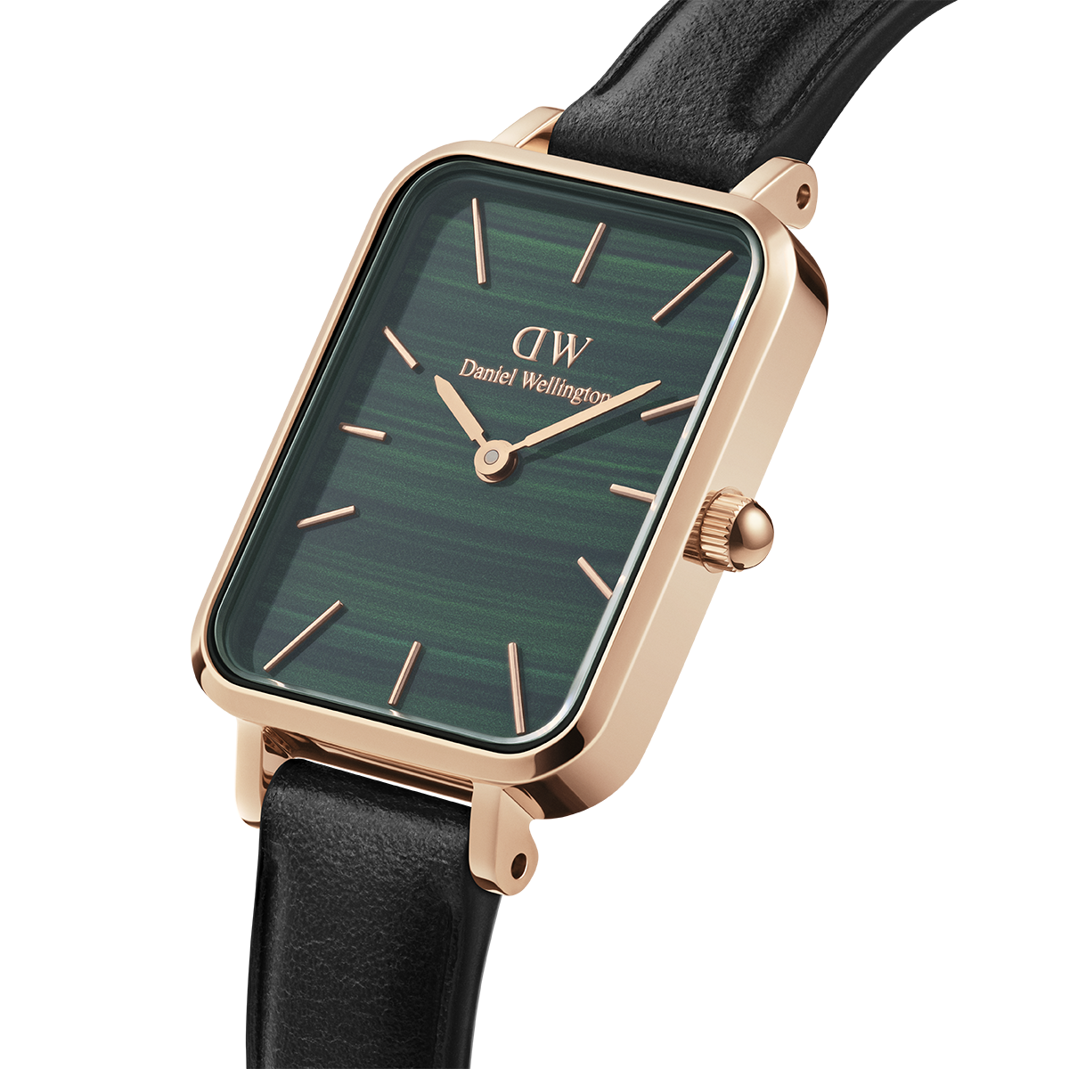 Quadro Pressed Sheffield Green Rose Gold