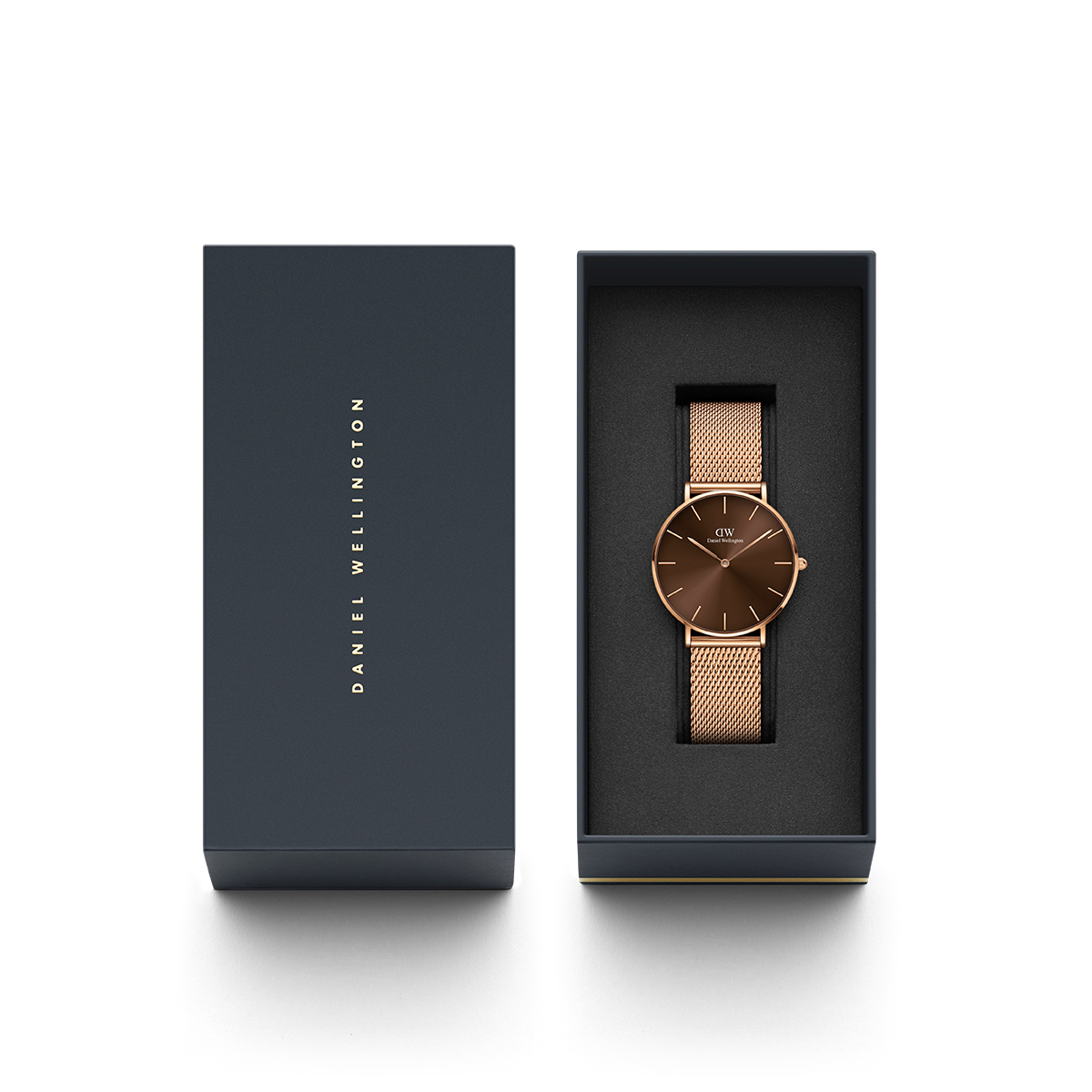 Petite Amber Rose Gold