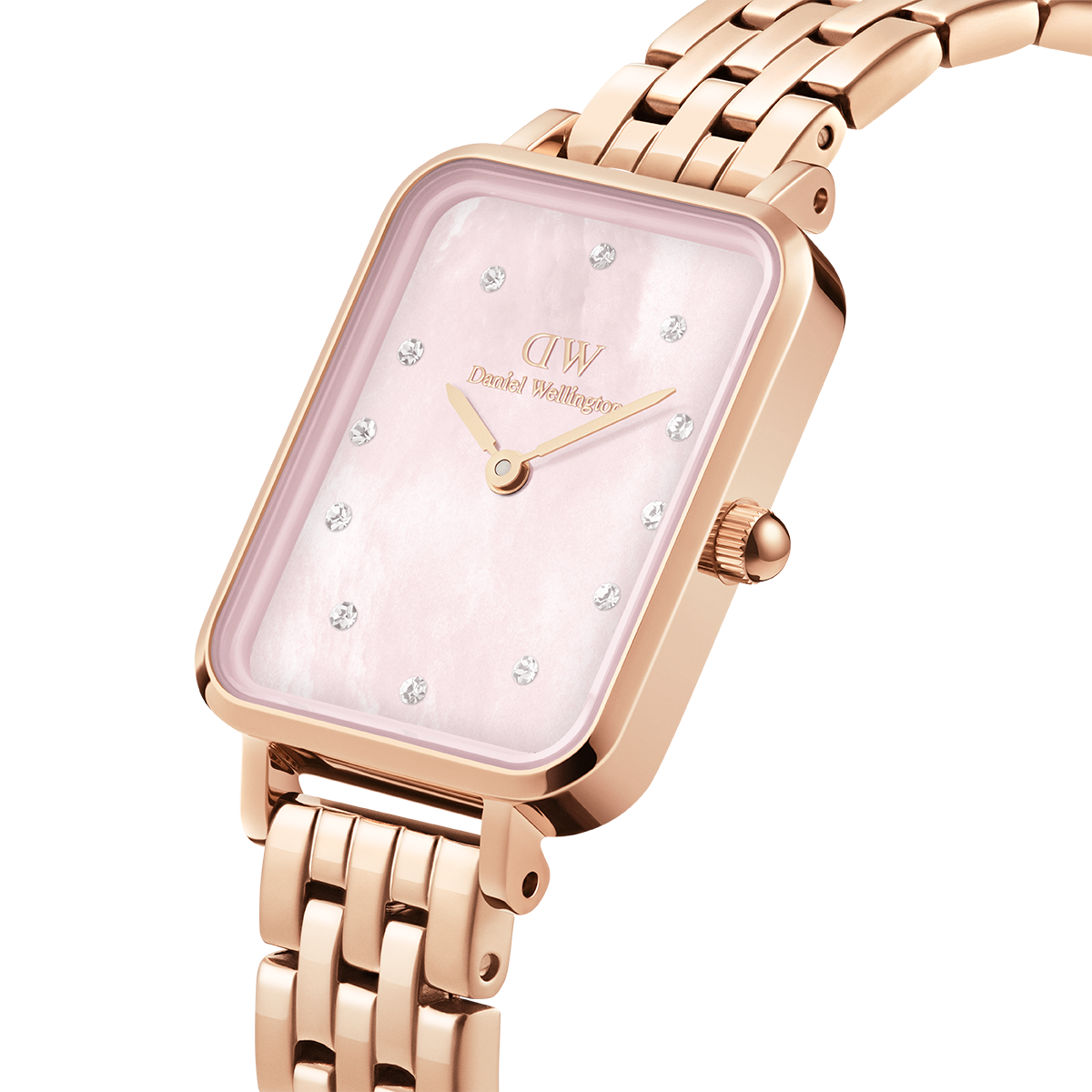 Quadro Lumine 5 Link Melrose Pink MoP Rose Gold