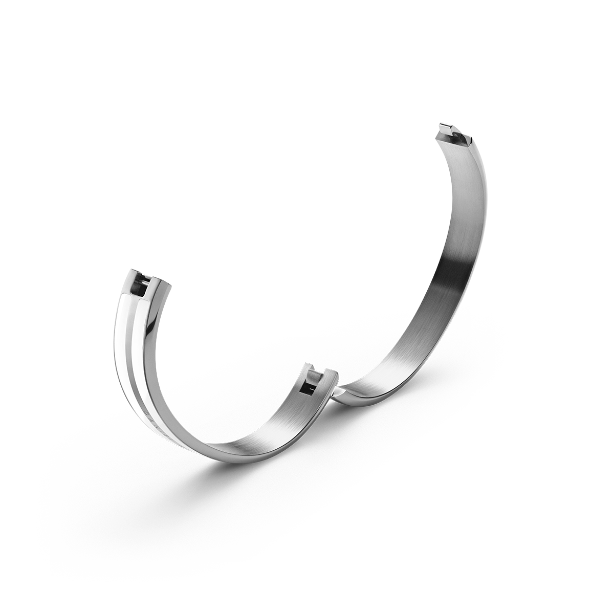 Emalie Infinite Silver Satin White