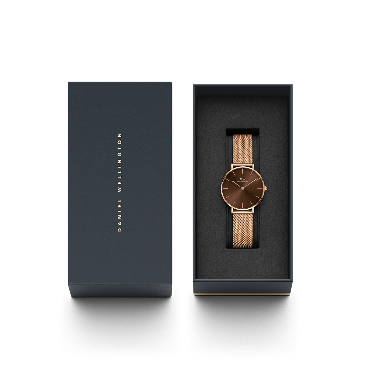 Petite Amber Rose Gold