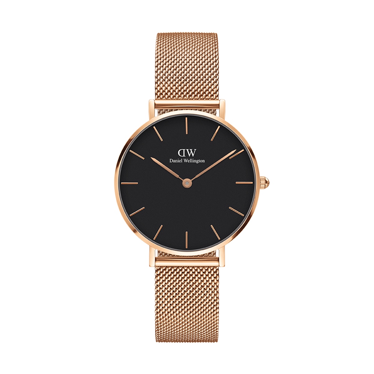Petite Melrose Black Rose Gold