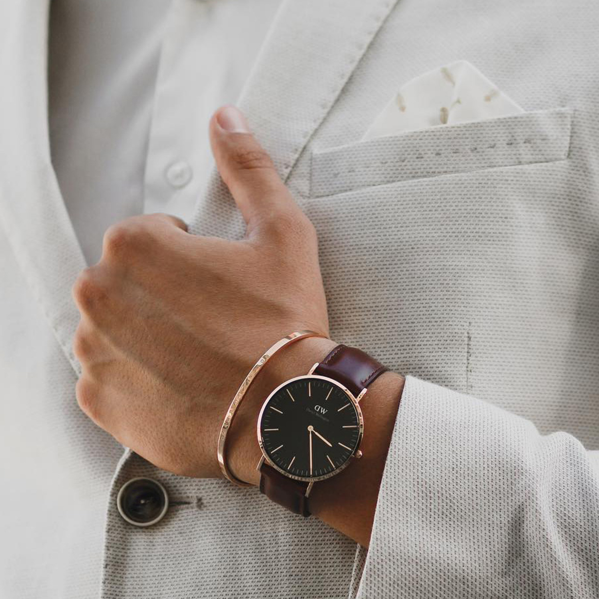 Classic Bristol Black Rose Gold