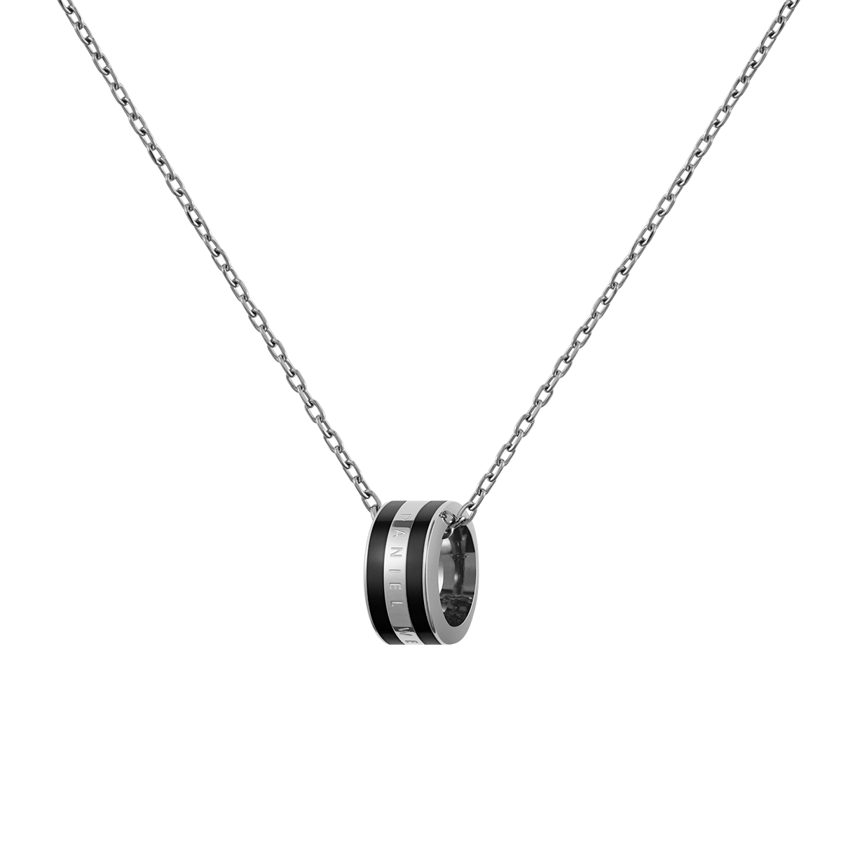 Emalie Necklace Silver Black
