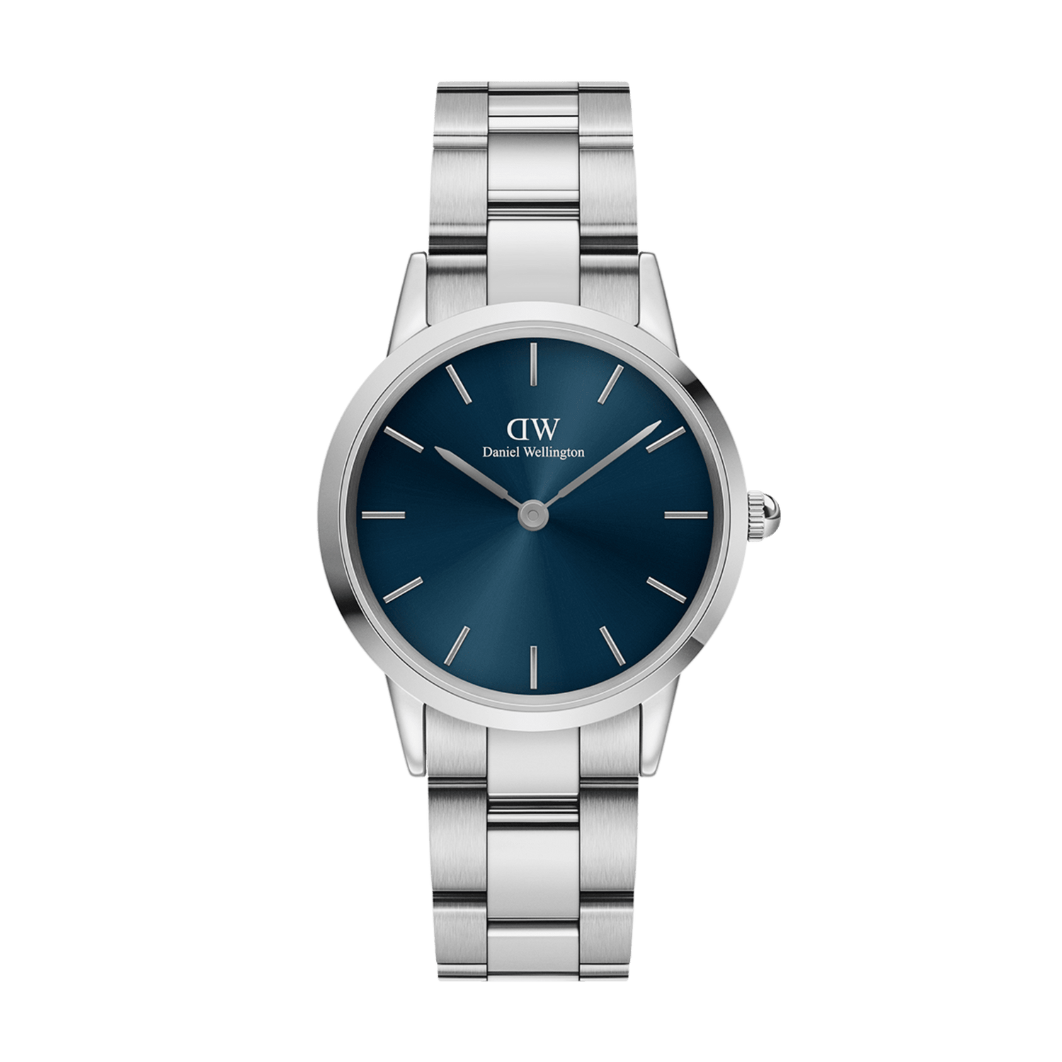 Iconic Link Arctic - Silver watch with blue dial 32mm | DW Iconic Link Arctic - Silver watch with blue dial 32mm | DW