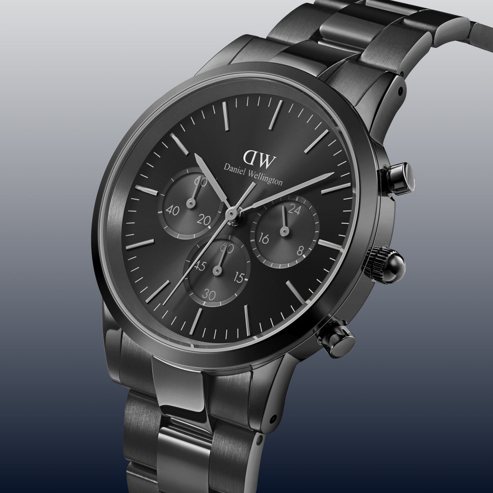 Iconic Link Automatic - Black Automatic Watch | DW