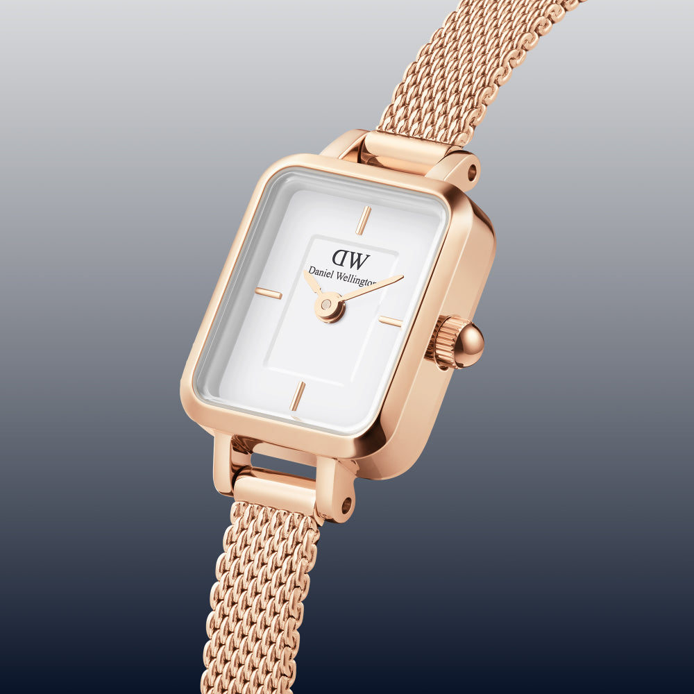 Quadro mini-amber square dial watch for women | DW