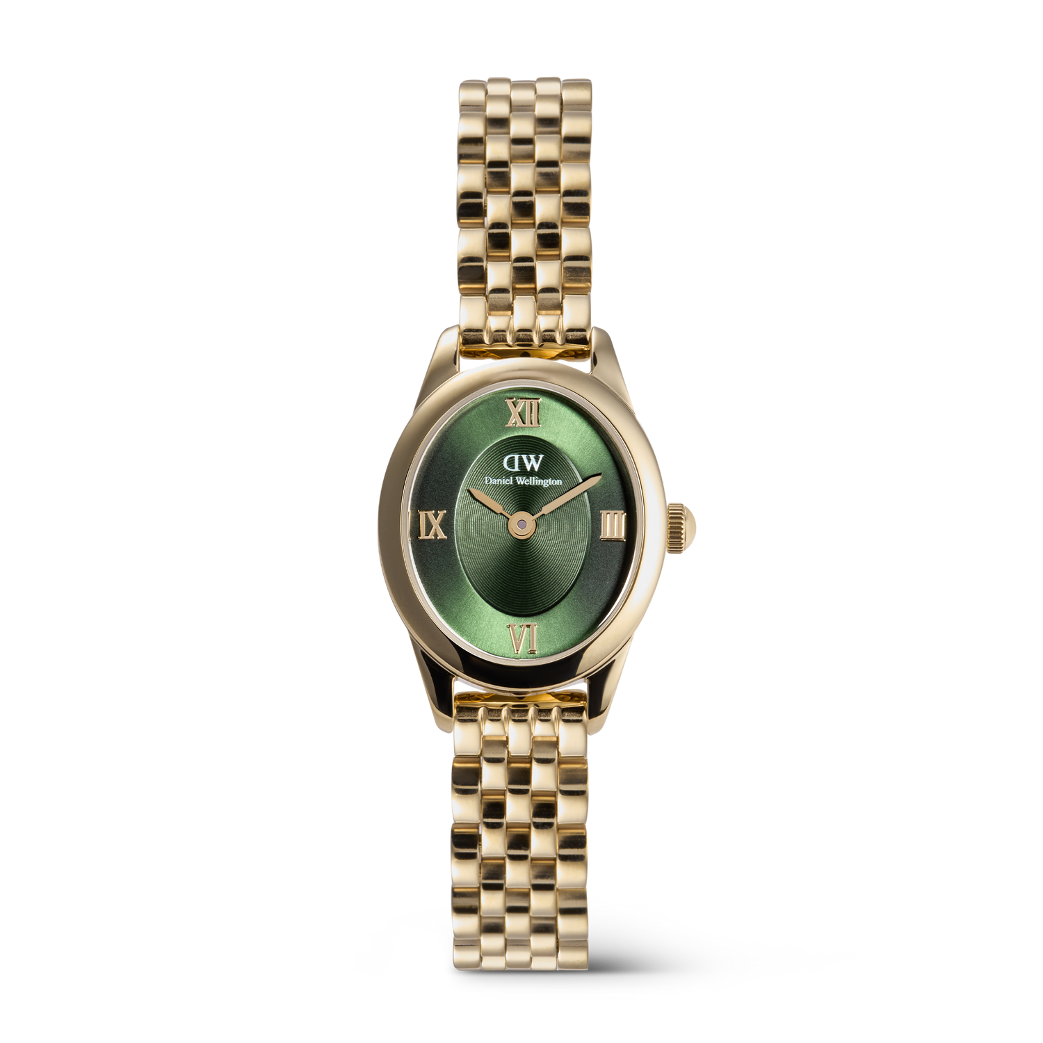 Ophelia Mini Emerald Gold