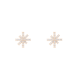 Mirelle Star Earrings Rose Gold