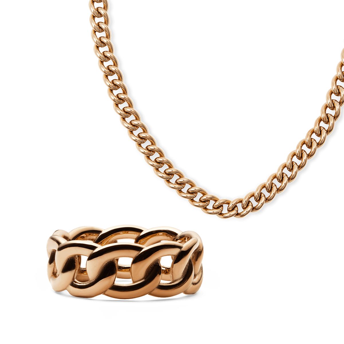 Chunky Set Rose Gold