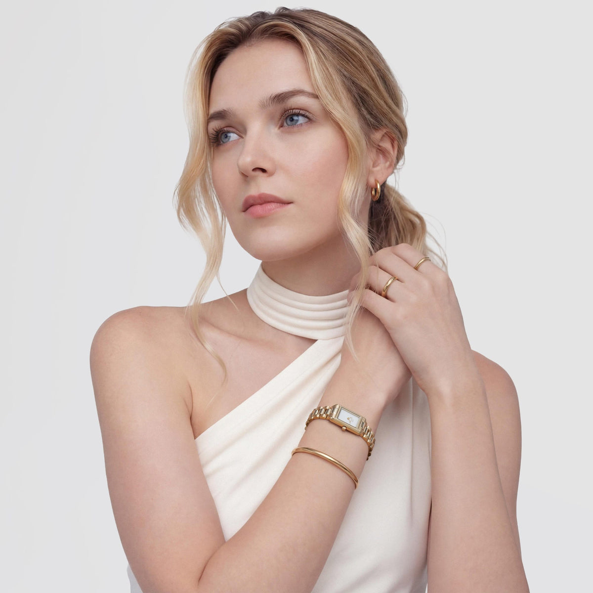 Bound Mini 3-Link White Gold