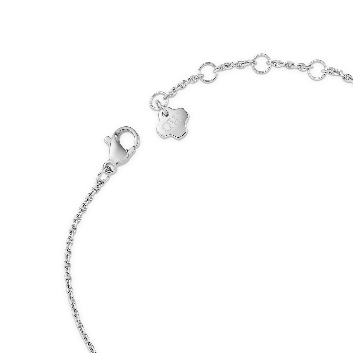 North Star Bracelet 1 Small Black Enamel Silver