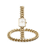 Jolie Chain + Chunky Chain Bracelet Gold
