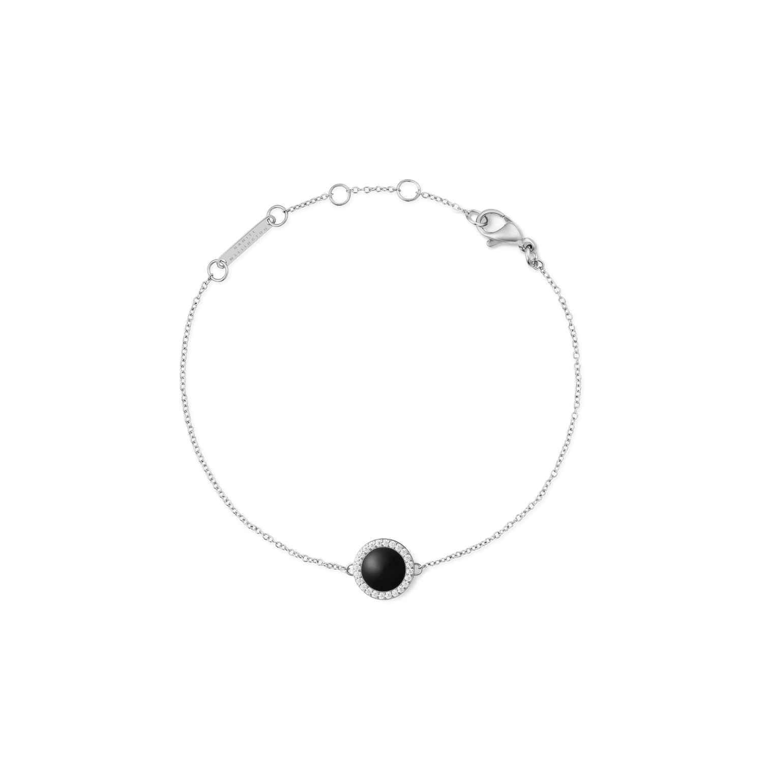 Audrey Bracelet Black Agathe Silver