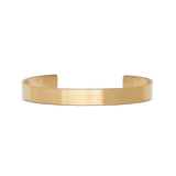 Line Cuff Brushed Gold 7mm