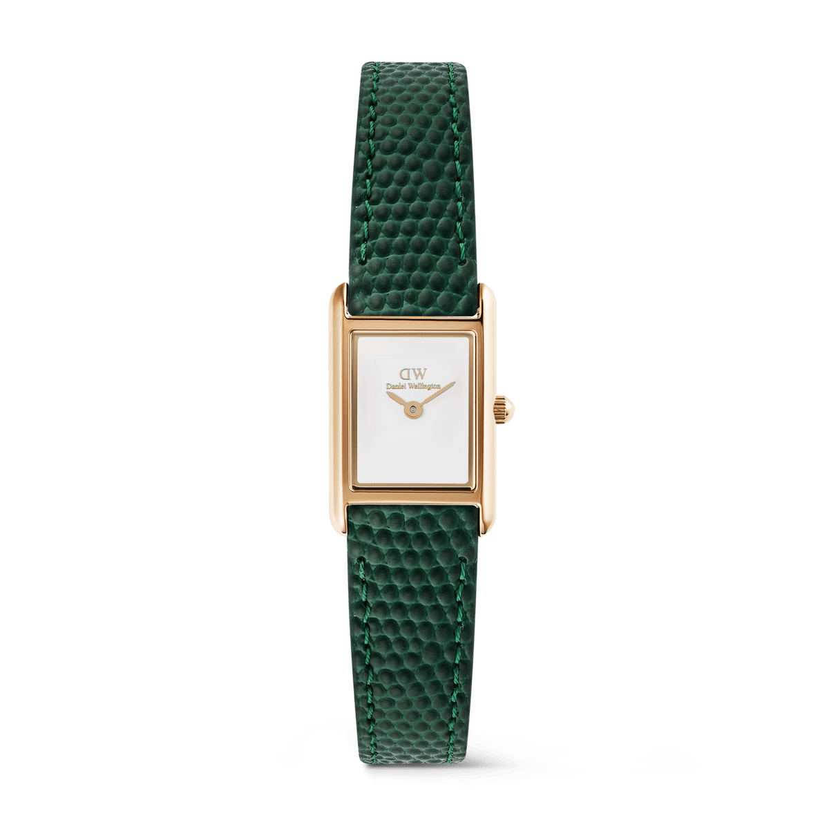 Bound Mini Green Lizard White Rose Gold