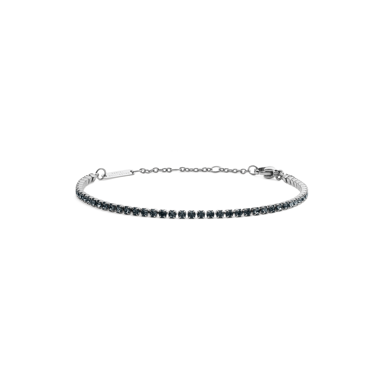 Classic Tennis Bracelet Nightfall Silver