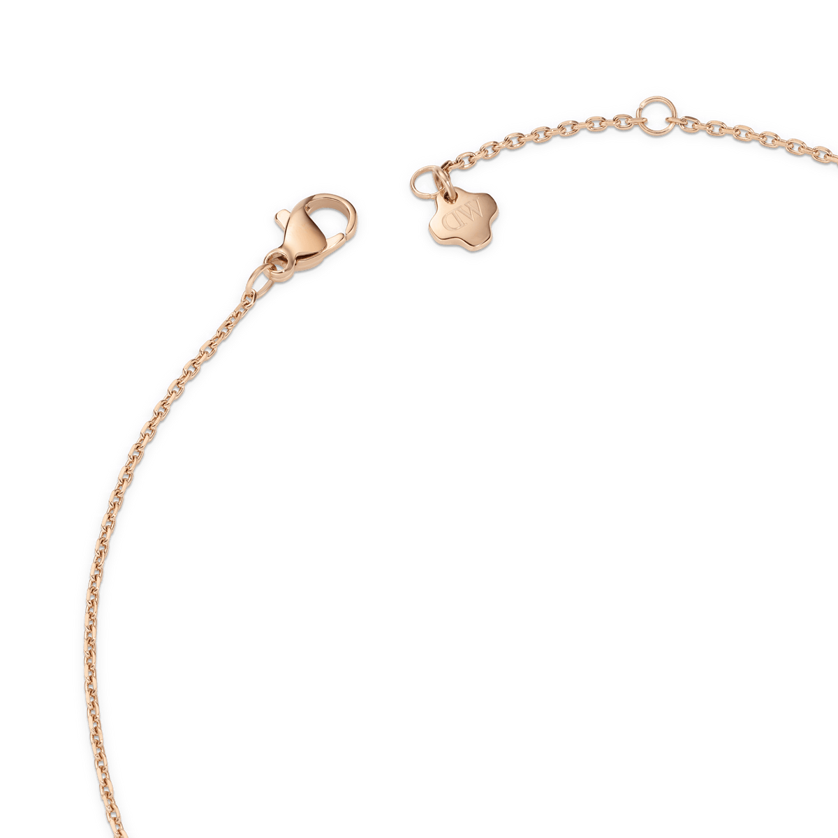Bric Necklace Apricot Enamel Rose Gold