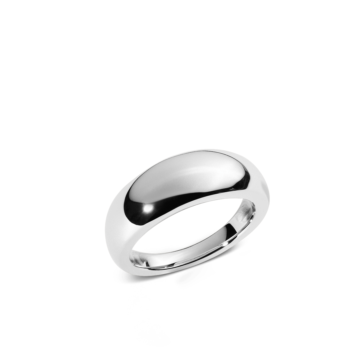 Flow Ring 8mm Silver