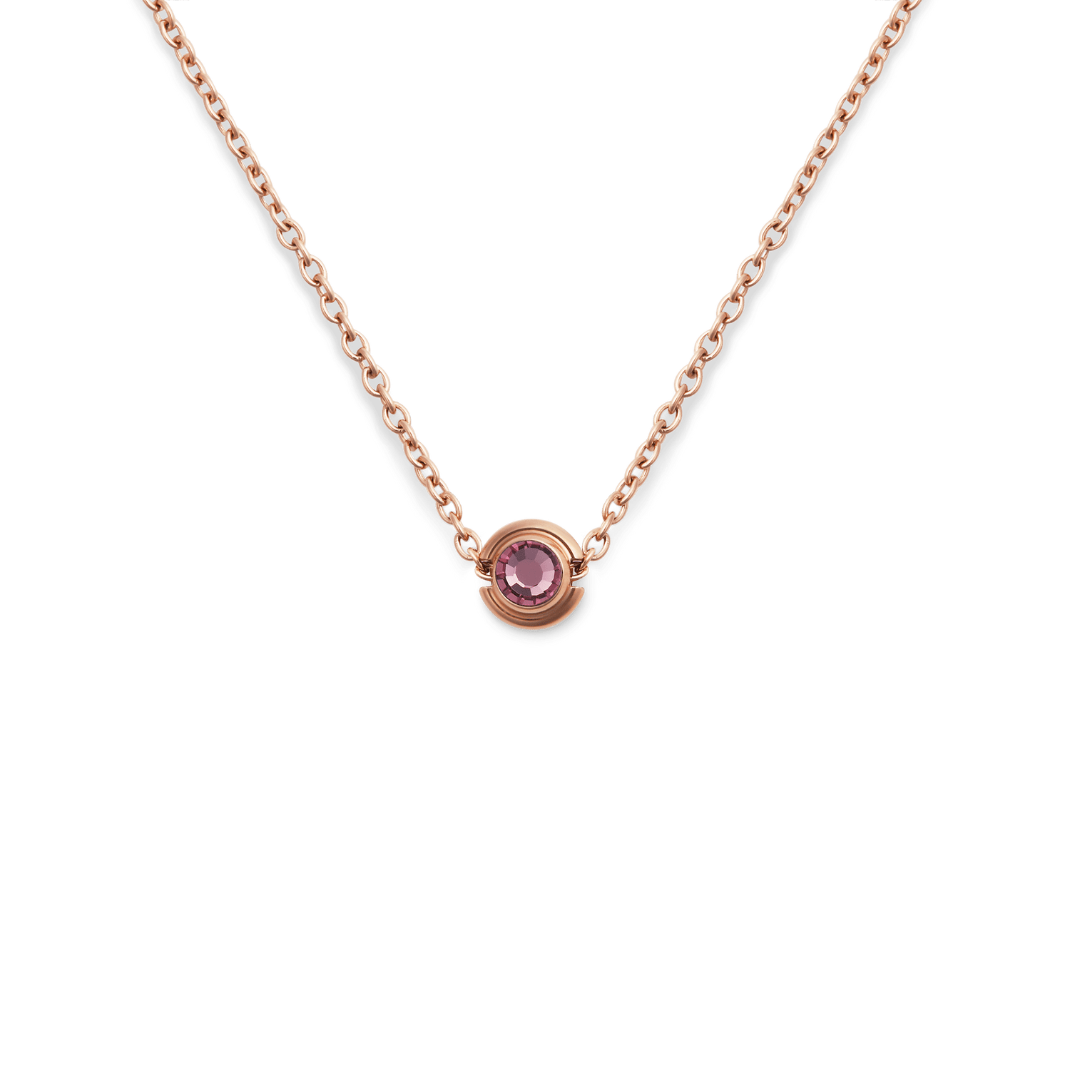 February Charm Rose Gold