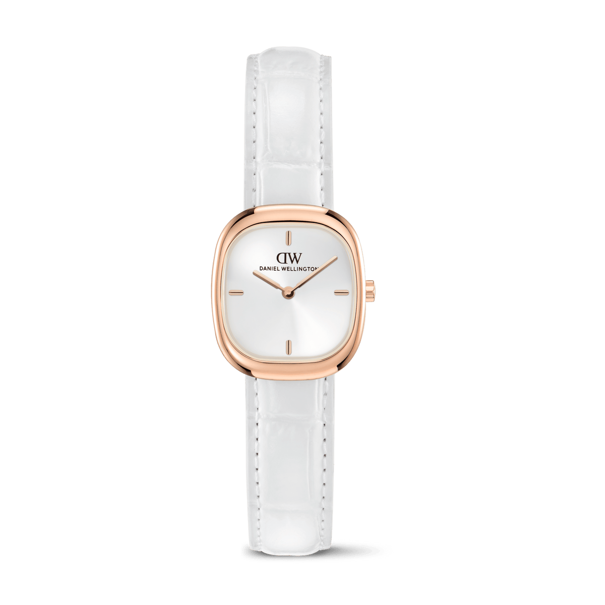 Corta White-Croc Rose Gold
