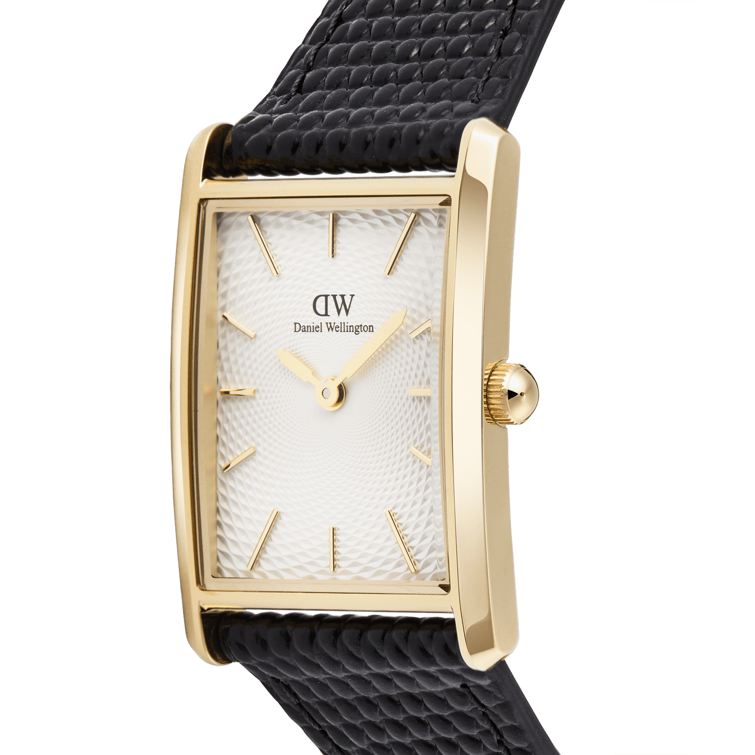 Bound Black Lizard White Guilloché Gold
