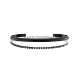 Classic & Tennis Bracelet Nightfall Silver