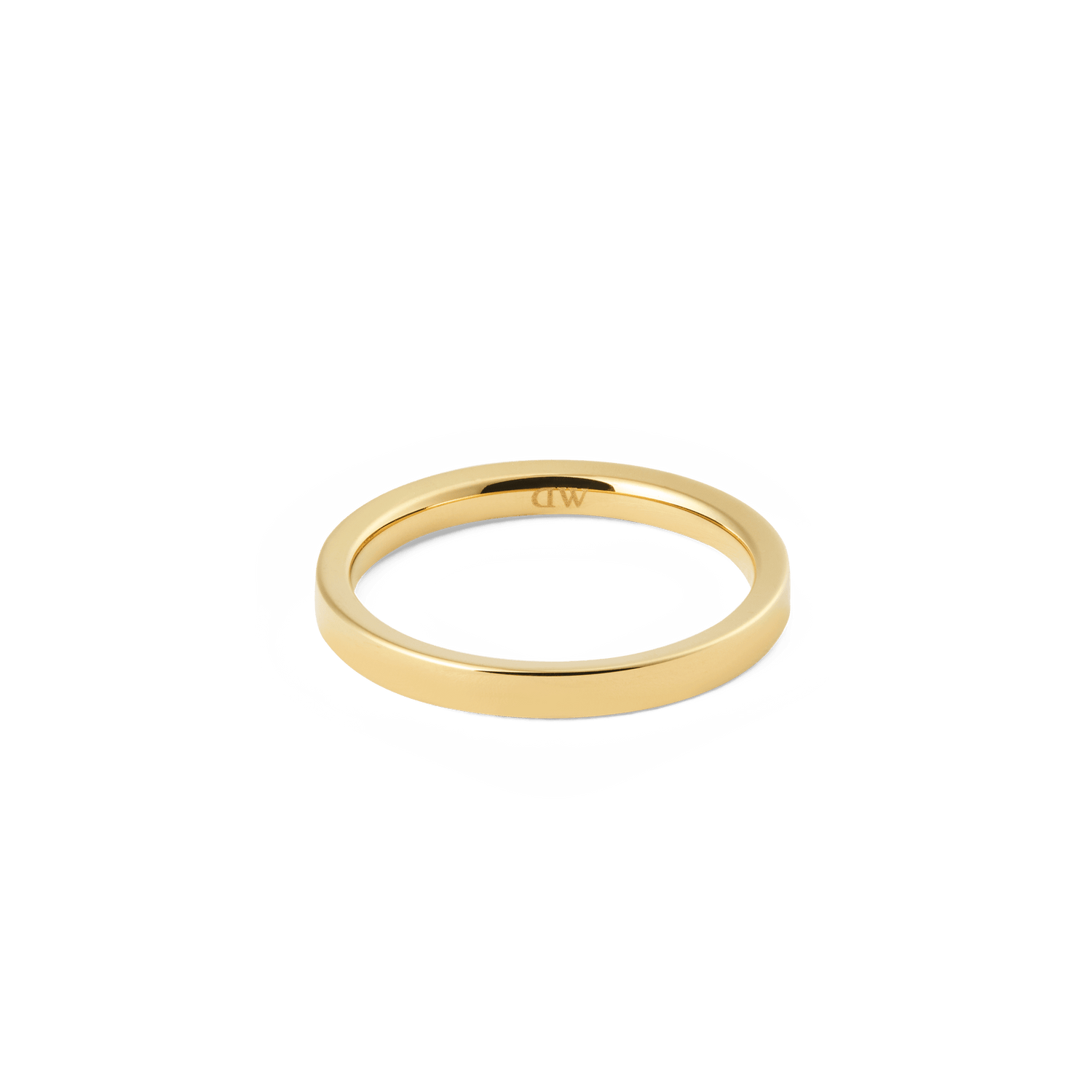 Line Ring Polished Gold 2.5mm