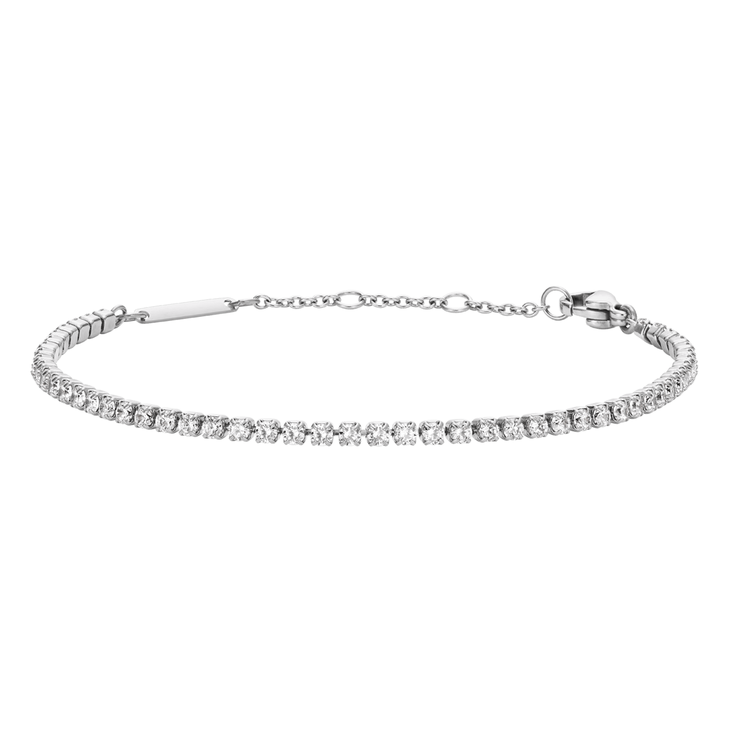 Classic Tennis Bracelet Silver