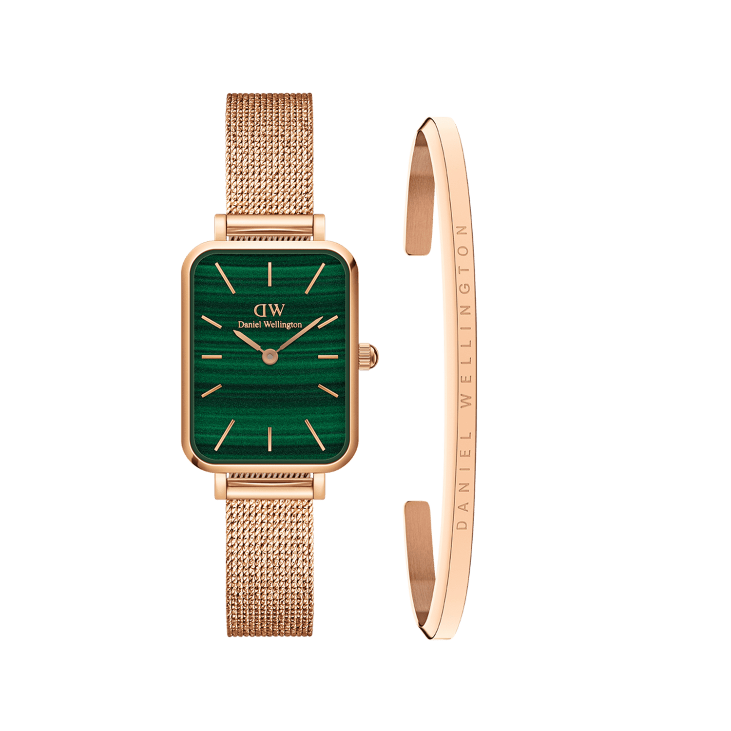 Quadro Pressed Melrose Green + Classic Bracelet