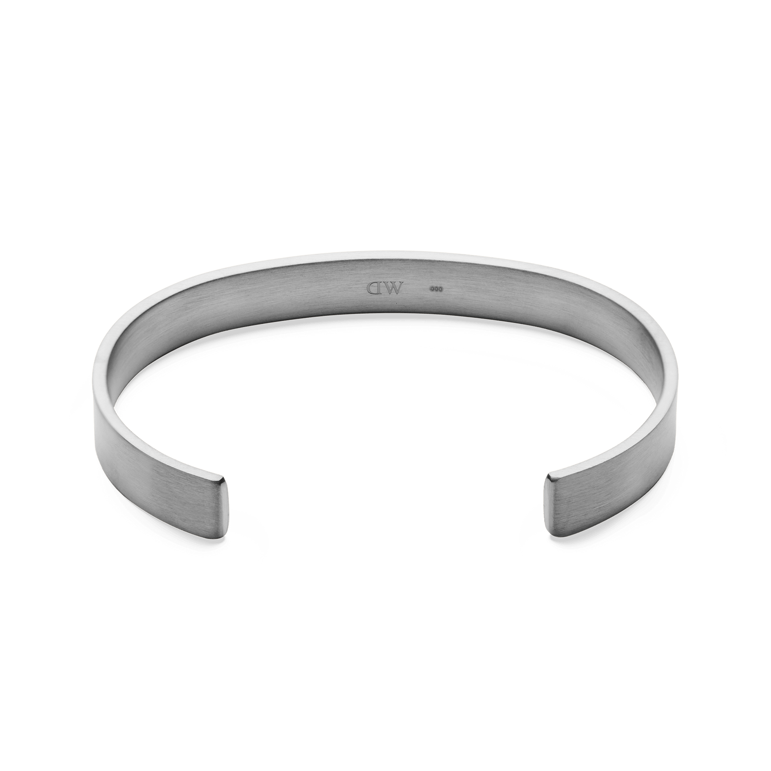 Line Cuff Brushed Silver 7mm